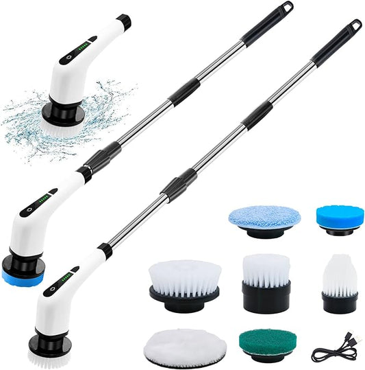 Electric Cleaning Brush - 360 Power Scrubber for Bathroom & Tile