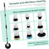 Electric Cleaning Brush - 360 Power Scrubber for Bathroom & Tile